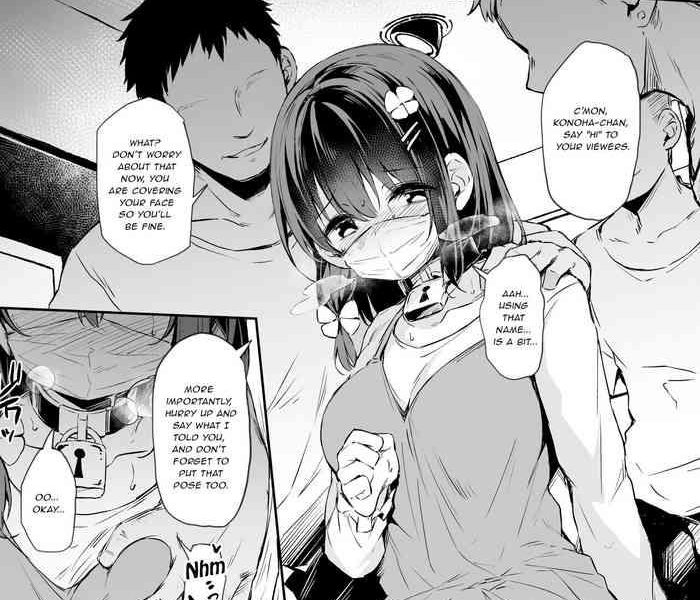 hiiro no kenkyuushitsu hitoi mask haishin konoha chan konoha chan s masked live stream english lewd rider ero cover